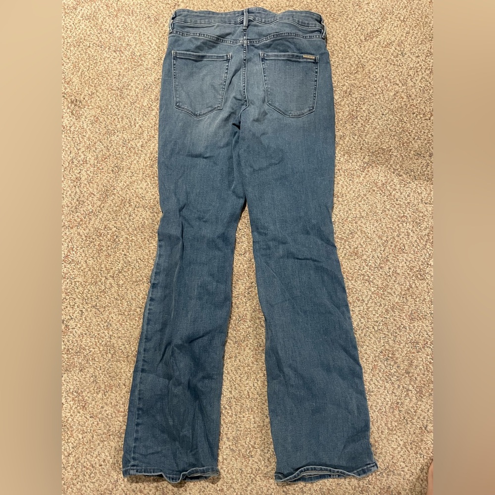White House Black Market Denim Wide Leg Jeans - Picture 2 of 4